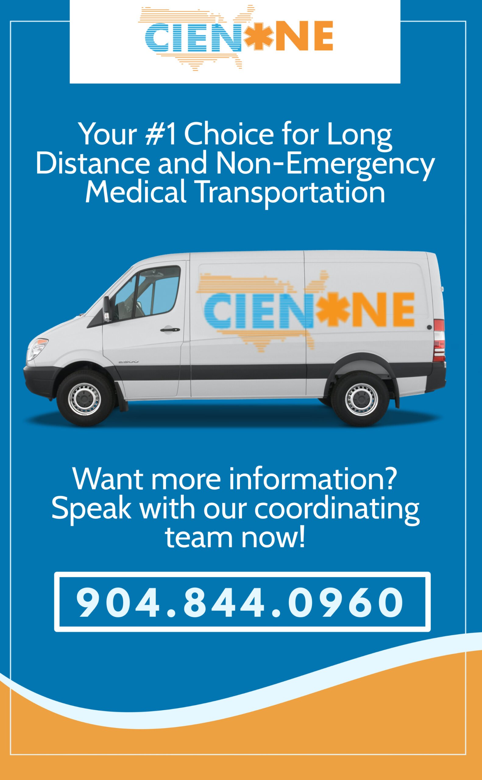 Long Distance NonEmergency Medical Transport CienOne