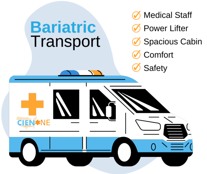 Long Distance Bariatric Transportation Services CienOne