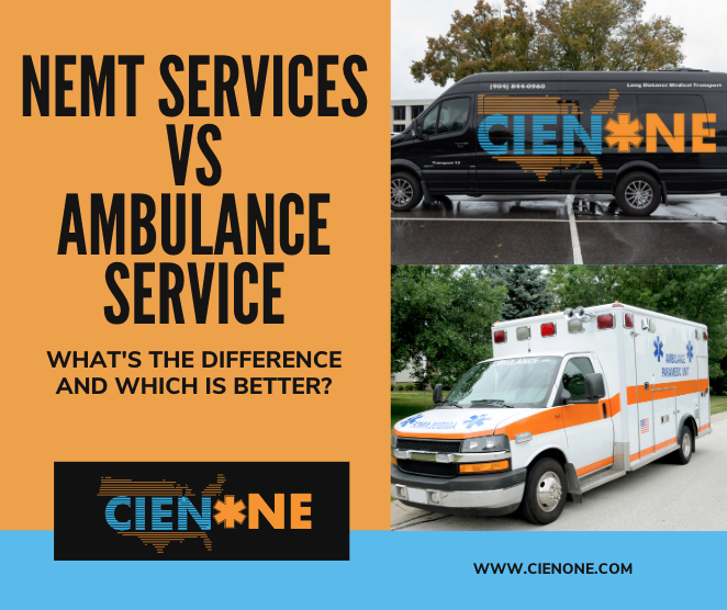 NEMT Services vs ambulance service | CienOne