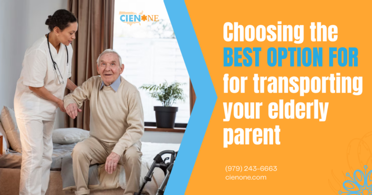 Choosing the best option for transporting your elderly parent
