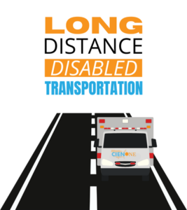 Long distance disabled transportation 