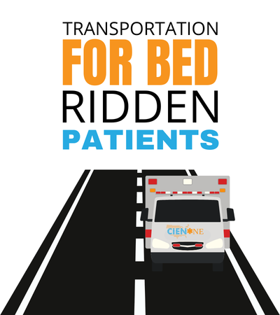 Bed Ridden Graphics Transportation for Bed-Ridden Patients | CienOne