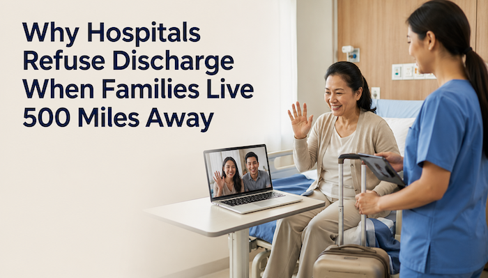 Why Hospitals Refuse Discharge When Families Live 500 Miles Away