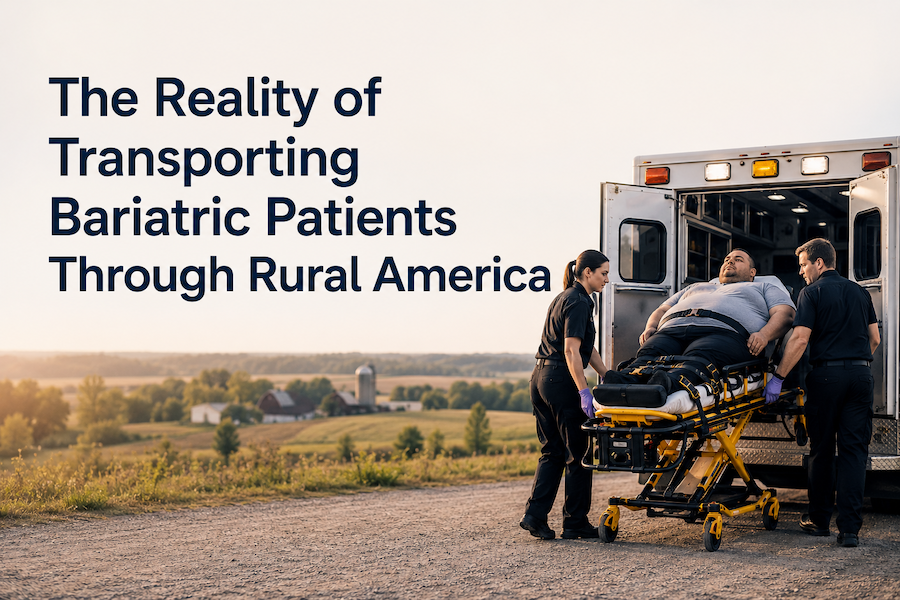 Bariatric Patient medical transport in Rural America