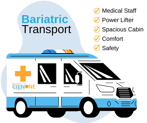 Long Distance Bariatric Transportation